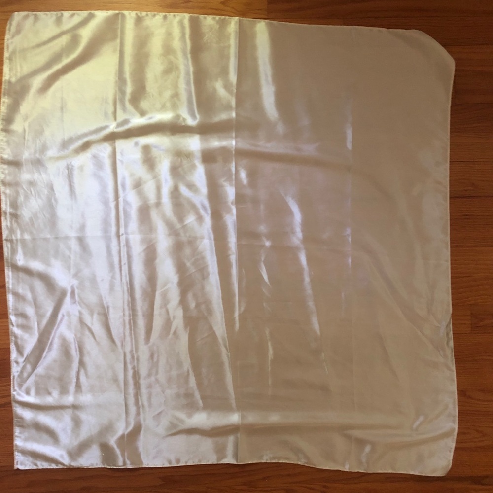 Pale Yellow Silk Scarf Top